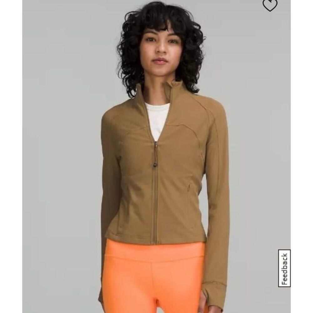 Lululemon W3HJFS Women's Artifact Define Cropped Buttery Soft Nulu Jacket 8